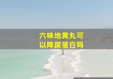 六味地黄丸可以降尿蛋白吗