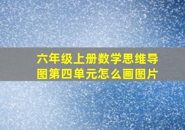 六年级上册数学思维导图第四单元怎么画图片