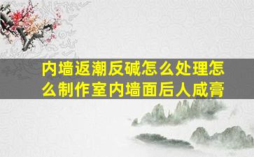 内墙返潮反碱怎么处理怎么制作室内墙面后人咸膏