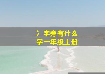 冫字旁有什么字一年级上册