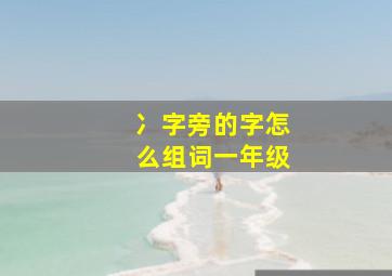 冫字旁的字怎么组词一年级