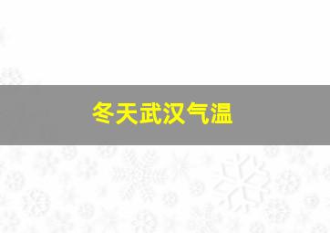 冬天武汉气温