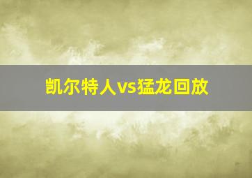 凯尔特人vs猛龙回放