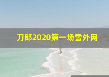 刀郎2020第一场雪外网