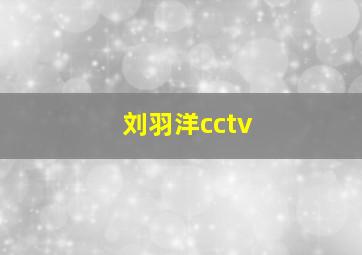 刘羽洋cctv