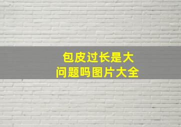 包皮过长是大问题吗图片大全