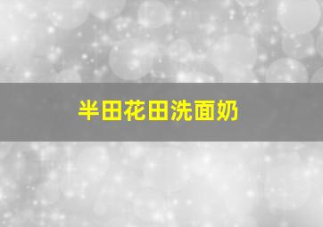 半田花田洗面奶