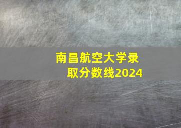 南昌航空大学录取分数线2024