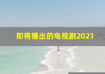 即将播出的电视剧2021