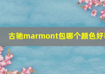 古驰marmont包哪个颜色好看