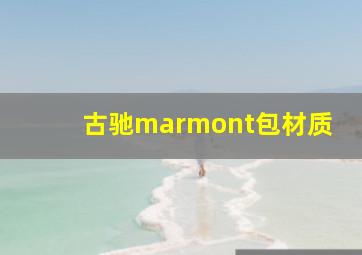 古驰marmont包材质