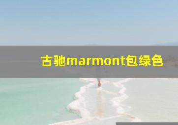 古驰marmont包绿色