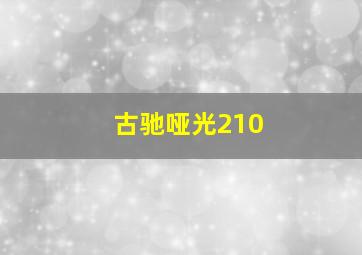 古驰哑光210