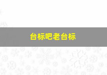 台标吧老台标