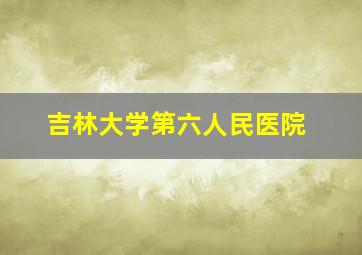 吉林大学第六人民医院