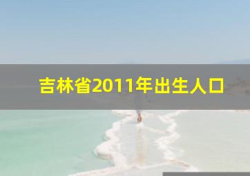 吉林省2011年出生人口