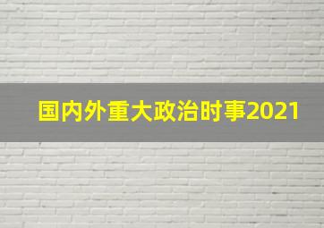 国内外重大政治时事2021