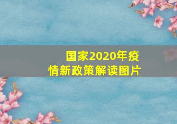 国家2020年疫情新政策解读图片