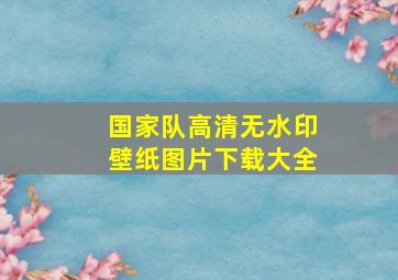 国家队高清无水印壁纸图片下载大全