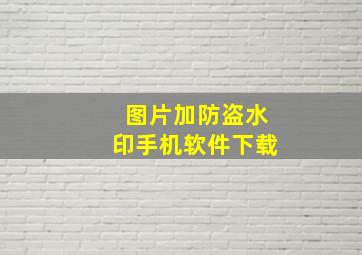 图片加防盗水印手机软件下载