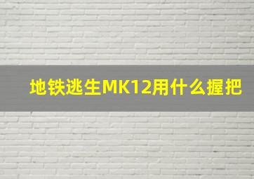 地铁逃生MK12用什么握把