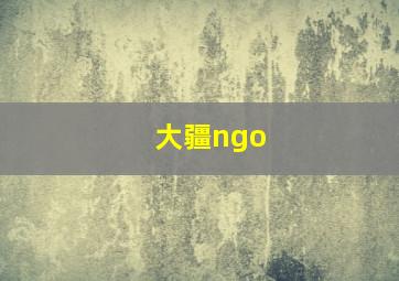 大疆ngo