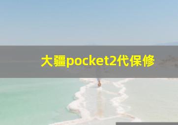 大疆pocket2代保修