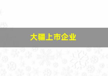 大疆上市企业