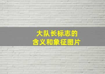 大队长标志的含义和象征图片