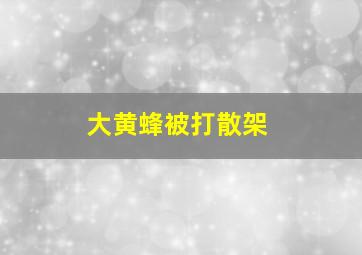 大黄蜂被打散架