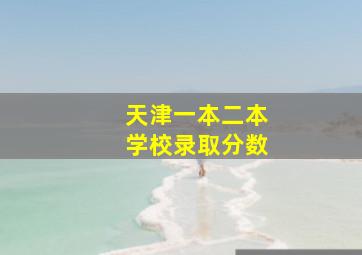 天津一本二本学校录取分数