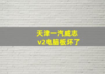 天津一汽威志v2电脑板坏了