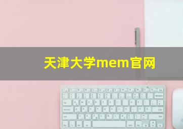 天津大学mem官网