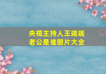 央视主持人王端端老公是谁图片大全