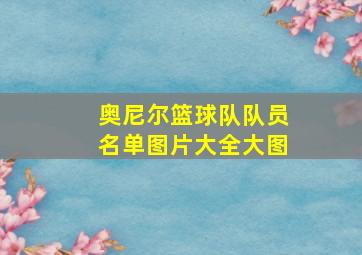 奥尼尔篮球队队员名单图片大全大图