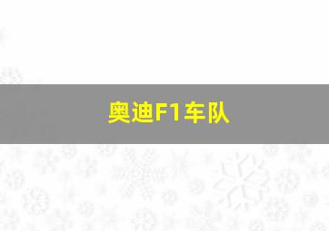 奥迪F1车队