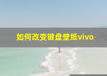 如何改变键盘壁纸vivo