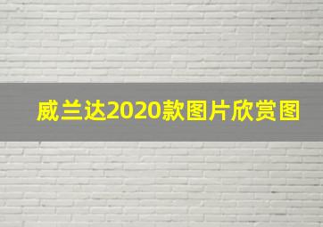 威兰达2020款图片欣赏图