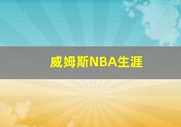 威姆斯NBA生涯