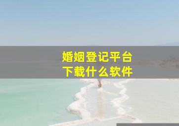 婚姻登记平台下载什么软件