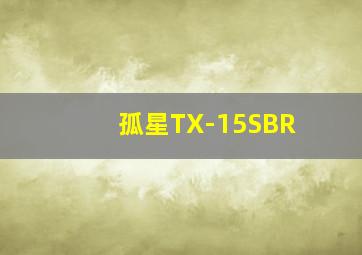 孤星TX-15SBR