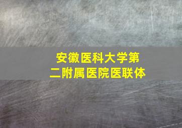 安徽医科大学第二附属医院医联体