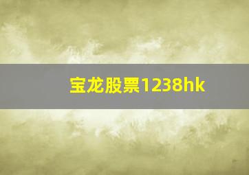 宝龙股票1238hk