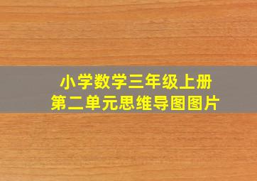 小学数学三年级上册第二单元思维导图图片