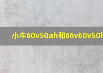 小牛60v50ah和66v60v50h区别