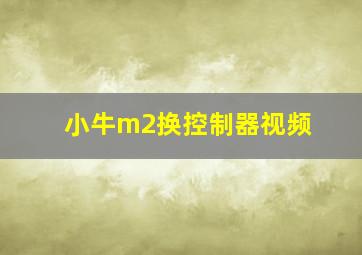 小牛m2换控制器视频