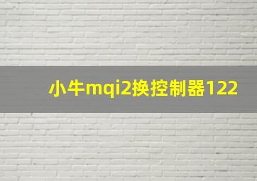 小牛mqi2换控制器122