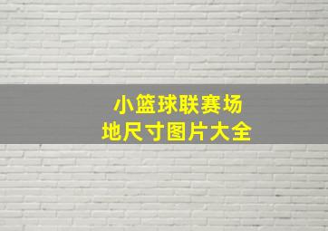 小篮球联赛场地尺寸图片大全