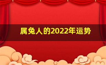 属兔人的2022年运势