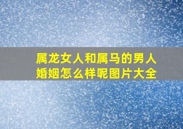 属龙女人和属马的男人婚姻怎么样呢图片大全